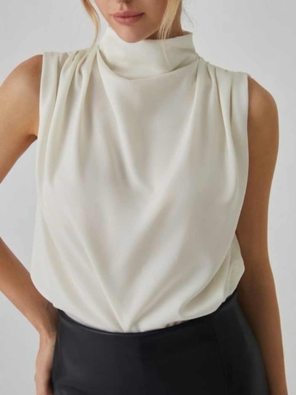Zara Gathered Blouse